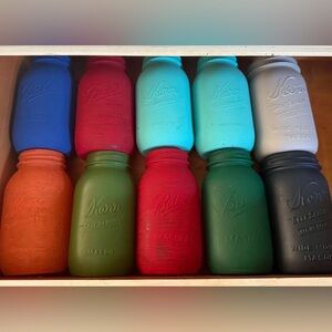 Mason Jar Set - Multicolor